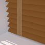 Caramel Faux Wood Blind with Tapes