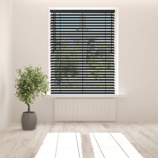 Charcoal Wooden Blind
