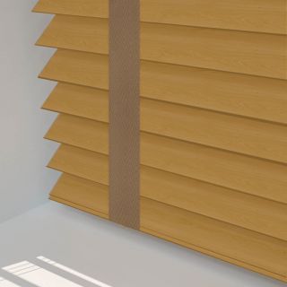 Wheat Wooden Blind with Tapes