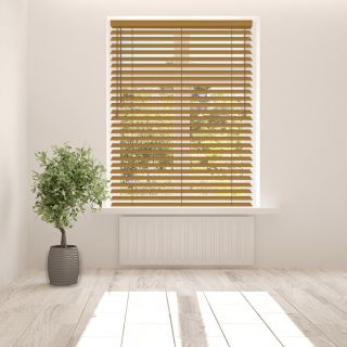 Wheat Wooden Blind