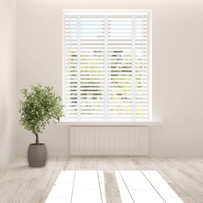 FAUX WOOD VENETIAN WINDOW BLINDS WITH  TAPES MADE TO MEASURE BLIND CHILD SAFE 
