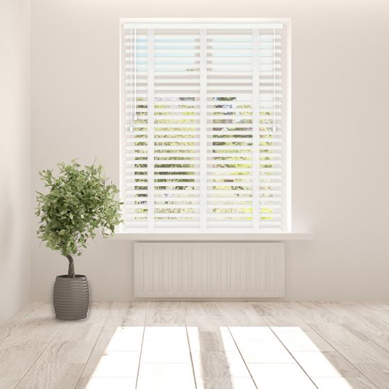 Cotton Wooden Blind with Tapes